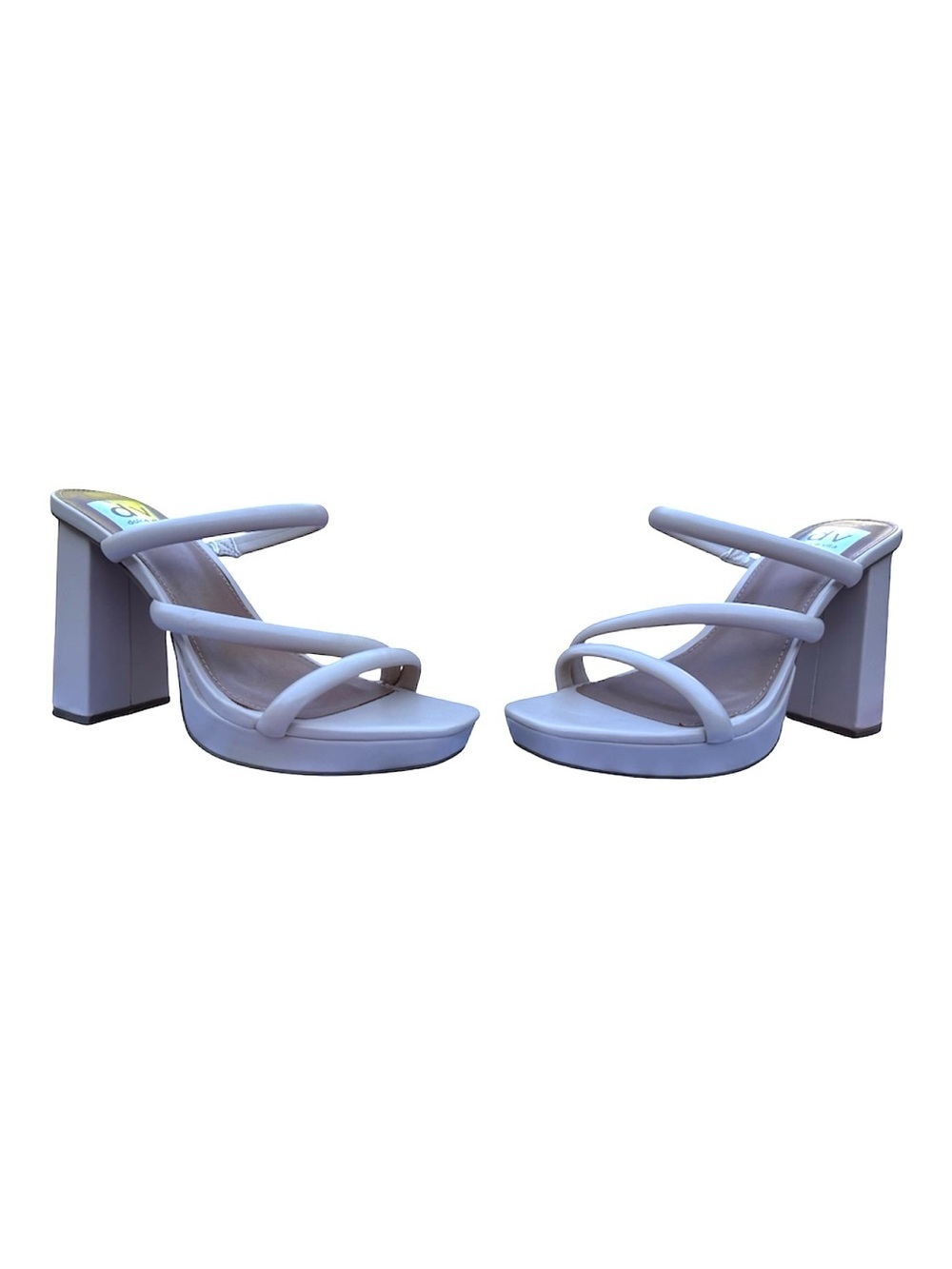 DV by Dolce Vita Lavender Strappy Block Heel Sandals